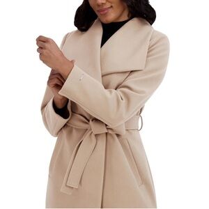Tahari Women's Pea Coat in Beige